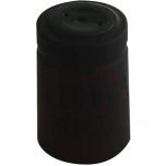 Heat-shrink capsule black Ø31x65mm 100pcs