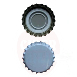 Kroonkork 29mm valge 4 bar 500tk