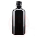 Round glass bottle 50 ml, dark violet, fi 18 mm
