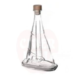 Glasflasche Boot 350 ml transparent, 10 Stk