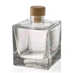 Glass Bottle Cube 200 ml transparent, 10pcs