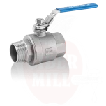 Kuulkraan 1" roostevaba AISI 316 sk/vk