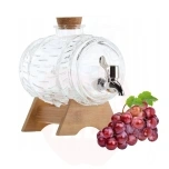 Klaasvaat 1,5l puitalusega