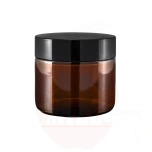Klaaspurk 50ml, pruun korgiga