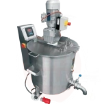 Boiling pot 300L electric heating Digital Indu 52 Power:2x12 KW + milk mixer