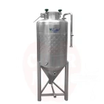 Conical tank 300l with cooling shirt, 60°cone base