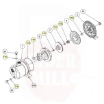 Pumpun tiivisteet EBARA JESX M5