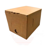 Säilituskoti kartongkarp 5l, hall