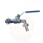 Kuulkraan 1/2, kontramutri ja 13mm otsikuga, roostevaba