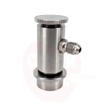 Pikaliitin virtauksensäädöllä ja kuulalukituksella, ruostumaton teräs