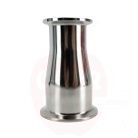 Concentric Reducing Cone 2 Inch to 1.5 Inch Tri Clover, stainless