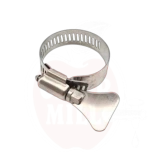 Schlauchschelle 21-38mm mit Flügelmechanismus, Edelstahl