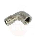 Rohrwinkel 1/4" BSP, Edelstahl (Außen-Innen)