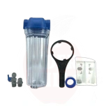 Filtergehäuse 10" Lebensmittelkunststoff, max. 4,8bar/+50C
