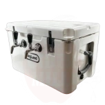 Joogijahuti kahe kraani ja jahutusplaadiga, kaasaskantav kast