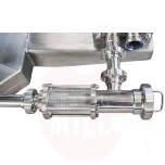 Rohrfilter 1mm mit Schauglas, Edelstahl