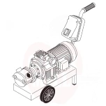 Pump Liverani VA MAJOR 60 kiirusregulaator, käru, juhtpaneel 4320-22500l/h