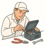 Product maintenance or testing (hourly work).