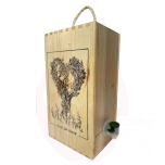 Puulaatikko 3L, bag-in-box säilytyspusseille