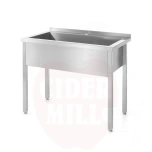 Laud, Ühe pesuvanniga – keevitatud, Profi Line, HENDI, 800x600x(H)850mm