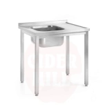 Laud, Valamu - poltidega, sügavus 600 mm, Profi Line, HENDI, 1000x600x(H)850mm