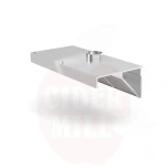 Wall-mounted extractor hood, angled, HENDI, Profi Line, with LED lighting, 1000x700x(H)450mm