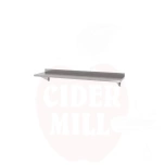 Seina riiul, 2 klambriga, HENDI, 1200x300x250 mm, 1200x300x(H)250mm