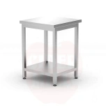 Laud, Keskmine riiuliga - poltidega, sügavus 600 mm, Kitchen Line, HENDI, 600x600x(H)850mm