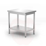 Laud, Keskmine riiuliga - poltidega, sügavus 600 mm, Kitchen Line, HENDI, 800x600x(H)850mm