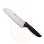 Santoku knife with Granton edge, NIZA series, Arcos, Black, (L)314mm