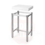 Polüetüleenist lihapakk koos alusega, HENDI, 505656 + 505670, Valge, 500x400x(H)800mm