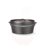 Topf, Cast iron, Black, ⌀310x, Round, HENDI, 2L, (H)155mm