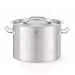 Topf, mit Deckel, Stew middle -, Budget Line, ⌀250x, HENDI, 9L, (H)180mm
