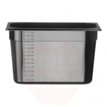 Behållare, black polycarbonate, Profi Line, Black, 325x176x, HENDI, 8L, GN 1/3, GN 1/3