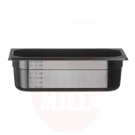Behållare, black polycarbonate, Profi Line, Black, 325x176x, HENDI, 4L, GN 1/3, GN 1/3