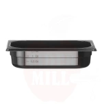 Behållare, black polycarbonate, Profi Line, Black, 265x162x, HENDI, 8L, GN 1/4, GN 1/4