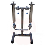 Kaksoismehusuodatin 0,5mm/500µ tai 0,25/250µ
