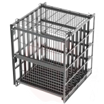 Konteiner vahuveinipudelitele, võrk, 1065x1132x1274mm