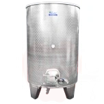 Säiliö 1100 L avonainen, ruostumaton, luukulla