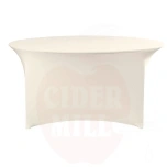 Apaļš galdauts, Symposium, Krēmkrāsas, ⌀1800x, HENDI, (H)760mm