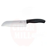 Santoku knife with the Granton edge, Victorinox, Black, (L)298mm