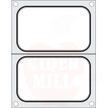 Behälter, Tray sealer matrix, 2x 178x113 mm, HENDI