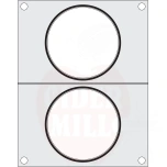 Behälter, Tray sealer matrix, 2x soup ø115 mm, HENDI
