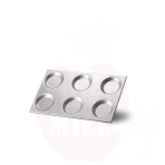 Panna, with moulds, aluminium, 530x325x(H)mm, HENDI, GN 1/1