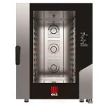 Kiertoilma-höyryuuni Millennial Black Mask Bakery, 10 × 600 × 400 mm – elektroninen ohjaus, sähkökäyttöinen, Tecnoeka, 400V/15500W, 850x1035x(K)1130mm