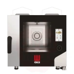 Auruahi, gaasil, Konvektsioon- Millennial Touch Screen tro automaatse pesemissüsteemiga, 5 × – elektroonilise juhtimisega, gaasiahi, 9300kW, Tecnoeka, GN 1/1, 230V/300W, 730x850x(H)800mm