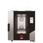 Konvektio-höyryuuni kaasulla 7x GN 1/1 Millennial Touch Screen Gastro Tecnoeka pesujärjestelmällä elektroninen ohjaus 230V/500W 13500kW 730x850x(K)950mm