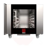 Näyttö 10x 600x400 Millennial Black Maskille ja kosketusnäytölle 4/6 / 10x 600x400 lasinsulatusuunille, ohjaus lasinsulatusuunin tasolta, Tecnoeka, GN 1/1, 230V/1800W, 850x1030x(K)700mm