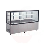 Kylmävitriini kahdella hyllyllä, Arktic, 610L, 230V/500W, 1824x677x(K)1230mm