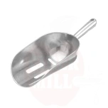 Ice scoop slotted, BarUp, 35L, 220x80mm